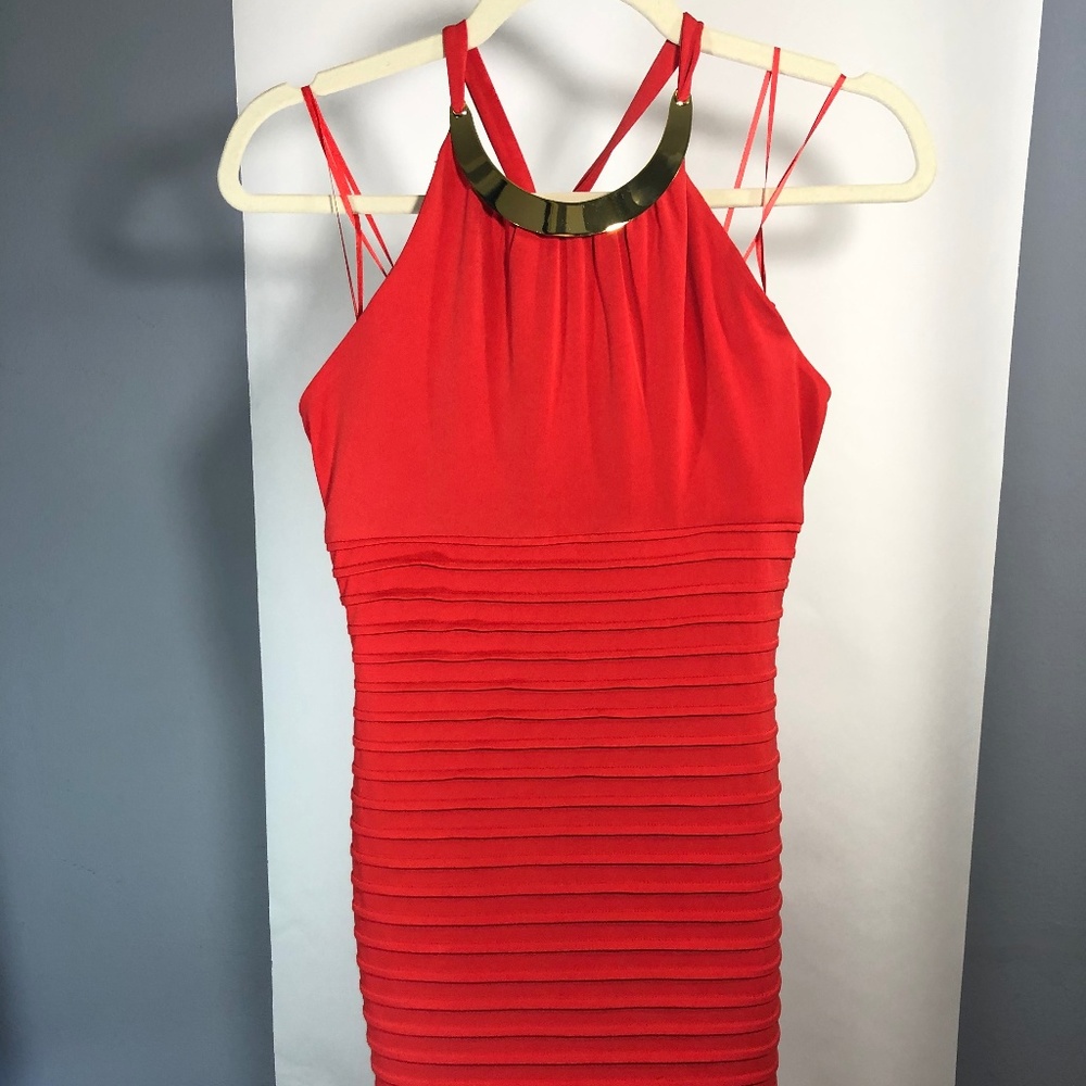 Max &  Cleo Halter Dress Size 4